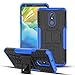 Numy LG Stylo 5 Case,LG Stylo 5/Stylo 5V/Stylo 5 Plus/Stylo 5X Phone Case,w 2PCS HD Screen Protector,Dual Layer Shockproof,Protective Case,Attractive Tire Appearance-Blue