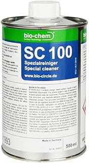 bio-chem SC 100 Klebstoffentferner Citrus Spezial-Reiniger 500 ml Entferner Etiketten Aufkleber Klebereste Bitumen Schmierstoffen Graffiti Harz Ölen und Fetten Gummiresten und -abrieb Intensivreiniger