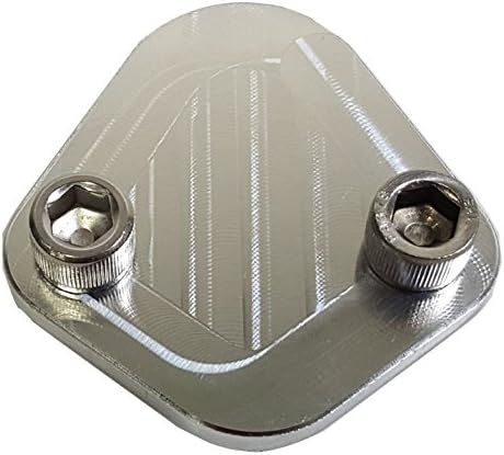 JACER Enterprises F158-GENM8 - Universal Diamond Style Fuel Pump Block Off with M8 Bolts