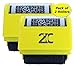 21C Identity Theft Protection Roller Stamp (2 Pack) ID Security Stamp 1.5 Inch Wide Yellow