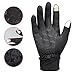 HiCool Winter Gloves, Touch Screen Gloves Thermal Cycling Gloves Driving Gloves for Men and Women (Black, Small)