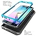 Supcase Unicorn Beetle PRO Series Full-Body Rugged Holster Case with Out Built-in Screen Protector for Samsung Galaxy S6 Edge (2015 Release) - Retail Package - Blue/Black