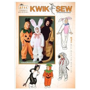 Image of Kwik Sew K2711 Childrens Costumes Sewing Pattern, Size XXS