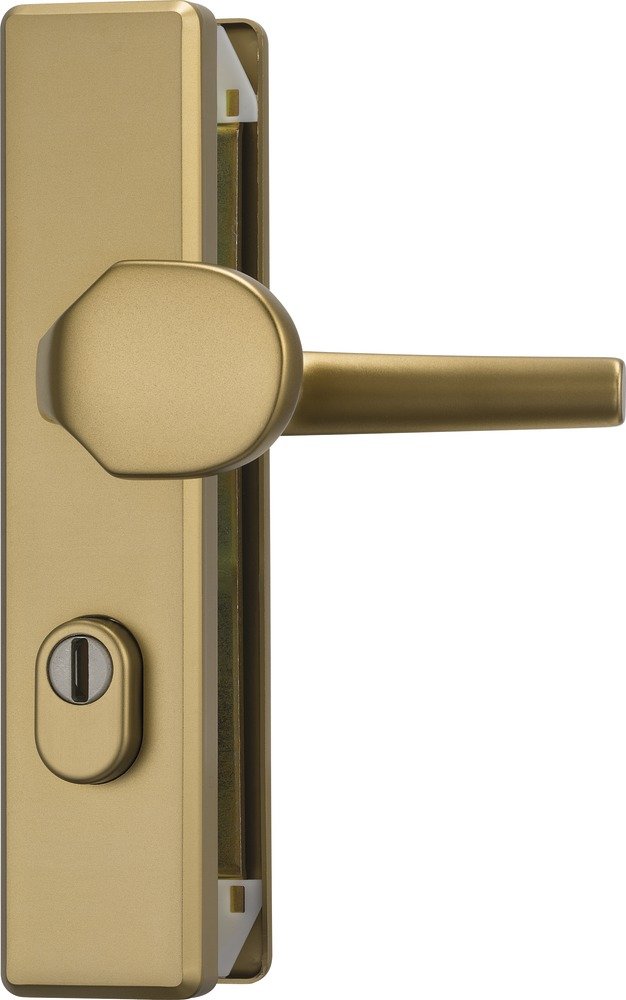 ABUS KLZS714 F4 EK 08425 Door Knob and Handle Door Fitting with Cylinder Protection Rectangular