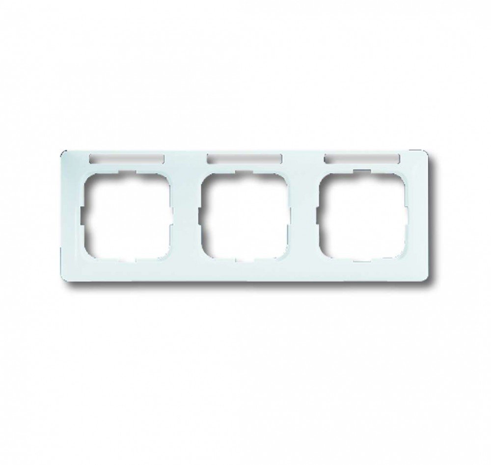 Busch-Jaeger Frame Triple Linear with Window, Horizontal, 1733NSKA 214