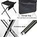 TAOHUA GARDEN Folding Camping Stool Portable Large Size Aluminum Alloy Oxford Fabric for Camping Hiking Fishing Travel Beach BBQ Other Outdoor Activiesthumb 2