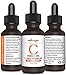 Vitamin C Serum by Natrogix, Super Anti-Aging Facial Serum With Ferulic Acid, Hyaluronic Acid, Vitamin B E for Women Face, Eyes, Neck Wrinkle Dark Circles Fades Age Spots Repair Care,1 Fl Oz/ 30ml
