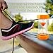 Safe & Simple 5 Minute Sand Timer + Bonus BLUE 2 Minute Toothbrush Timer. Large, Durable, Orange Hourglass for Kids + Exclusive Guarantee + Bonuses