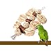 NNDA CO Pet Parrot Lovely Chewing Toy Bird Bites Swing Hanging Loofah Vine Balls Toys