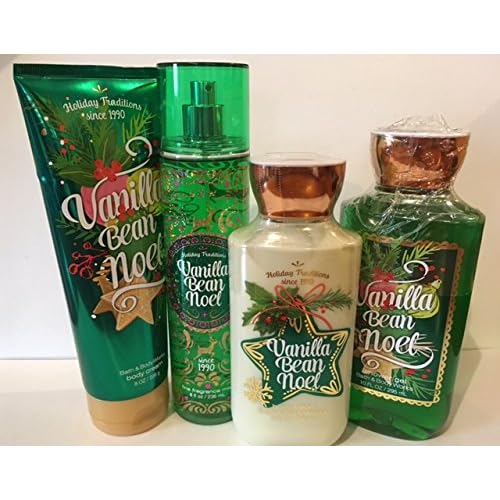 Bath Body Works Vanilla Bean Noel Holiday Gift Setfull