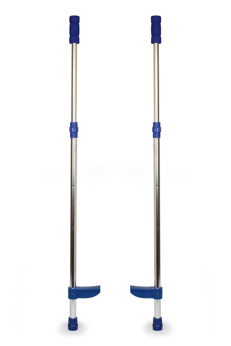 small foot 9511 Stilts for children made of sturdy aluminium, adjustable footrests, up to 50 kg load, 4 years and older