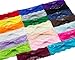 JLIKA Lace Headbands for Women, Teens, Girls - Interchangeable Headwrap - 2 Inch Wide - (20 Piece Assortment)