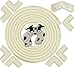 Edge & Corner Guard Set – EXTRA Long 22.0ft Coverage Incl 8 PRE-TAPED Corners - Cream White - Sharp Edges Furniture Protectors, Childproof Cushion Protection - Door Slammer Guard Included