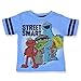 Sesame Street Toddler Boys Short Sleeve Tee (3T, Blue Street Smart)