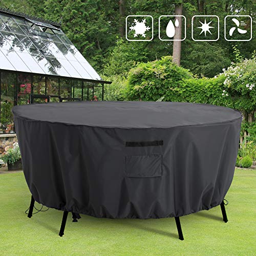 Tempera Outdoor Round Table Cover, Sectional Sofa, Dining Set Cover