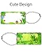 Child ID Bag Tags, Write-On Kids Name Tags for Backpack, Lunchbox & Diaper Bag, Great for Preschool & Daycare, Pack of 6 (Green Forest)