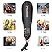Hair Straightener Brush Fast Heating Hot Hair Straightening Brush Travel Size Ceramic Heated Beard Straightener Brush Anti-Scald Auto-Off Dual Voltage Portable Frizz-Free Electric Straightening Comb