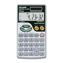 Sharp EL344RB 10-Digit Calculator with Punctuation