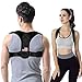 Posture Corrector for Women & Men Under Clothes Adjustable Shoulder Belt for Slouching & Hunching Upper Back Brace Posture Clavicle Strap Pain Relief (Black, S)