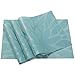 HEBE Blue Placemats Set of 4,Heat-Resistant Kitchen Table Mats Washable Placemats Non-Slip Crossweave Woven Vinyl Placemat for Dining Table