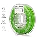AMOLEN 3D Printer Filament, Temperature Color Change PLA Filament 1.75mm +/- 0.03 mm, 200G(0.44lb), Green to Yellow, Includes Sample UV Color Change Filament - 100% USA