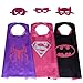 Halloween Costume Superhero Dress Up For Kids - Best For Christmas Gift, Children's Birthday, Cosplay Party. Satin Cape and Felt Mask Role Play Set. Cartoon Outfit For Boys and Girls (Wonder Woman)