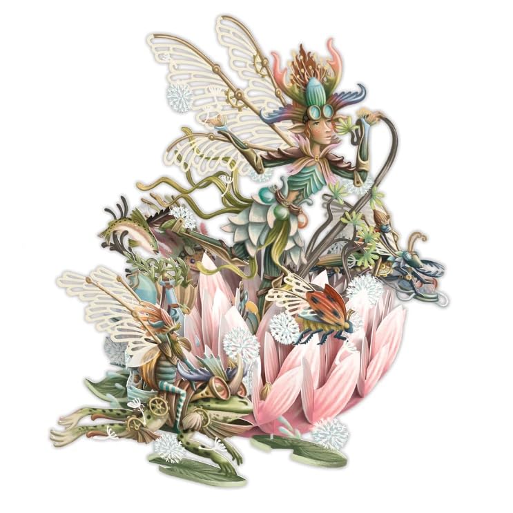 Paper D'Art 3D Pop-up Card - River Fairy - SD038