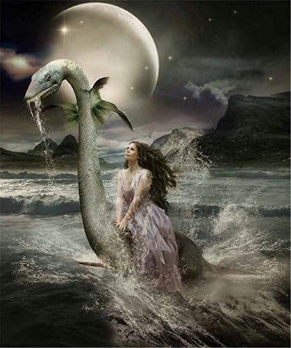 Full Square Diamond Embroidery Mermaid Diy 5d Diamond Painting Cross Stitch Room Decorative
