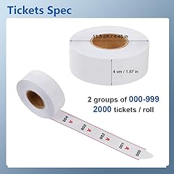 KOQICALL Take-A-Number System Ticket Dispenser with