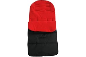 Stroller Footmuff, Warm Cozy Stroller Sleeping Bag with Polar Fleece Lining, Waterproof Windproof Bunting Bag, 2-in-1 Detacha