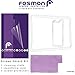 Fosmon Anti-Glare (Matte) Screen Protector Film for Asus PadFone X [Includes Shield for Phone and Tablet] - 3 Pack