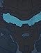 Official Halo 5 Locke HUD Helmet Boy's T-Shirt (12-13 Years)