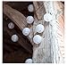 AceList 20 LED Lantern String Lights - Durable, Waterproof, and Battery-Powered Outdoor Decorative Lighting for Parties, Holidays, and DIY Projects. Perfect for Patios, Gardens, Weddings and Camping
