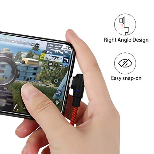 Digital Ant Gen-X Micro USB + USB-C/Type-C + i-Product 3 Tips in 1 Nylon Braided Magnetic Charging Cable, Support 3.0A Fast Charging & Data Transfer (Combined Packing, L-Shape)