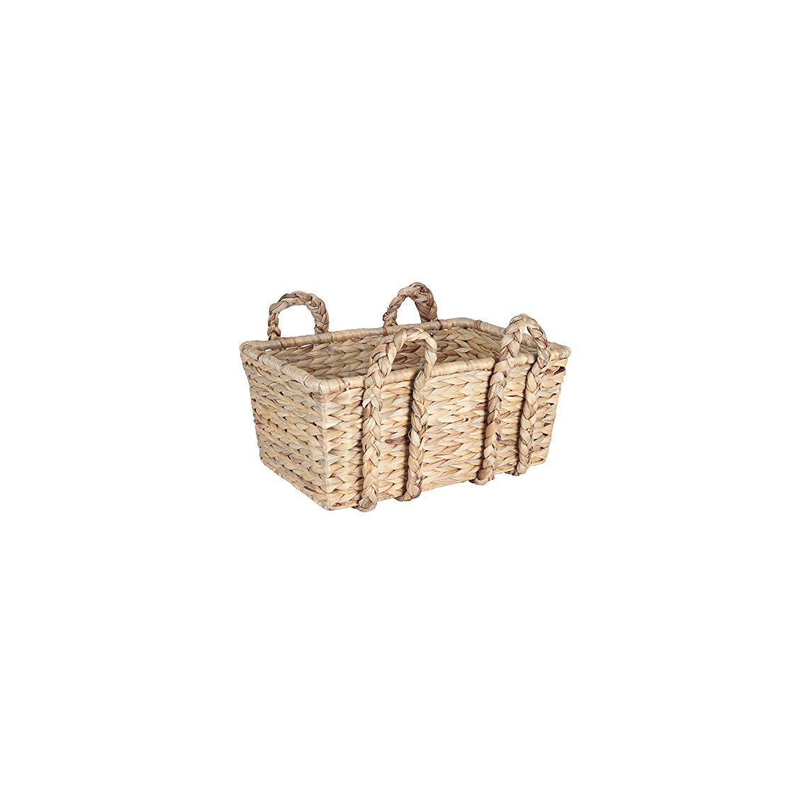 Household Essentials Large Rectangular Floor Storage Basket with