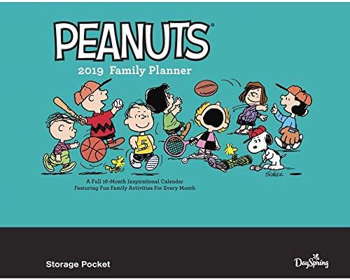 Peanuts Religious 2019 Wall Calendar Organizer