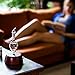 Elegance Nebulizing Essential Oil Diffuser for Aromatherapy by Organic Aromas Dark-Colored Wood Base and Glass Top