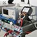 Digital Multimeter TRMS 6000 Counts,LED Intelligent Indicator Jack, Manul Ranging Measuring AC/DC Voltage,AC/DC Current,Resistance,Capacitance,Frequency/Duty,Diode, Continuity test, NCV+LIVE