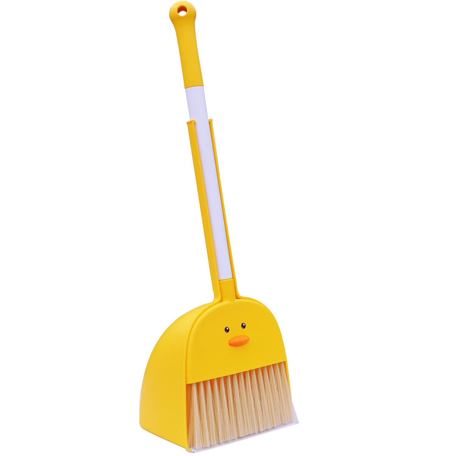 Photo 1 of **SEE CLERK NOTES*** SCKTYZS Mini Broom with Dustpan for Kids,Boys Girls Small Cleaning Set, Combo Pretend Play Toys Toddler Little Housekeeping Helper Set-Yellow Duck…