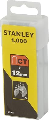 Stanley 1-CT108T 12mm Type-7 Cable Staples (1000) Silver view 2