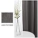 jinchan Linen Textured Curtains 84 Inch Length 2 Panels for Living Room Grommet Top Dark Grey Room Darkening Drapes for Bedroom Thermal Insulated Window Curtain Set Dark Grey