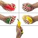 HIGO TOY 5pcs Jumbo Squishies Slow Rising Strawberry Watermelon Banana Peach Lemon Fruit Squishies Kawaii Scented Charms Hand Wrist Toys