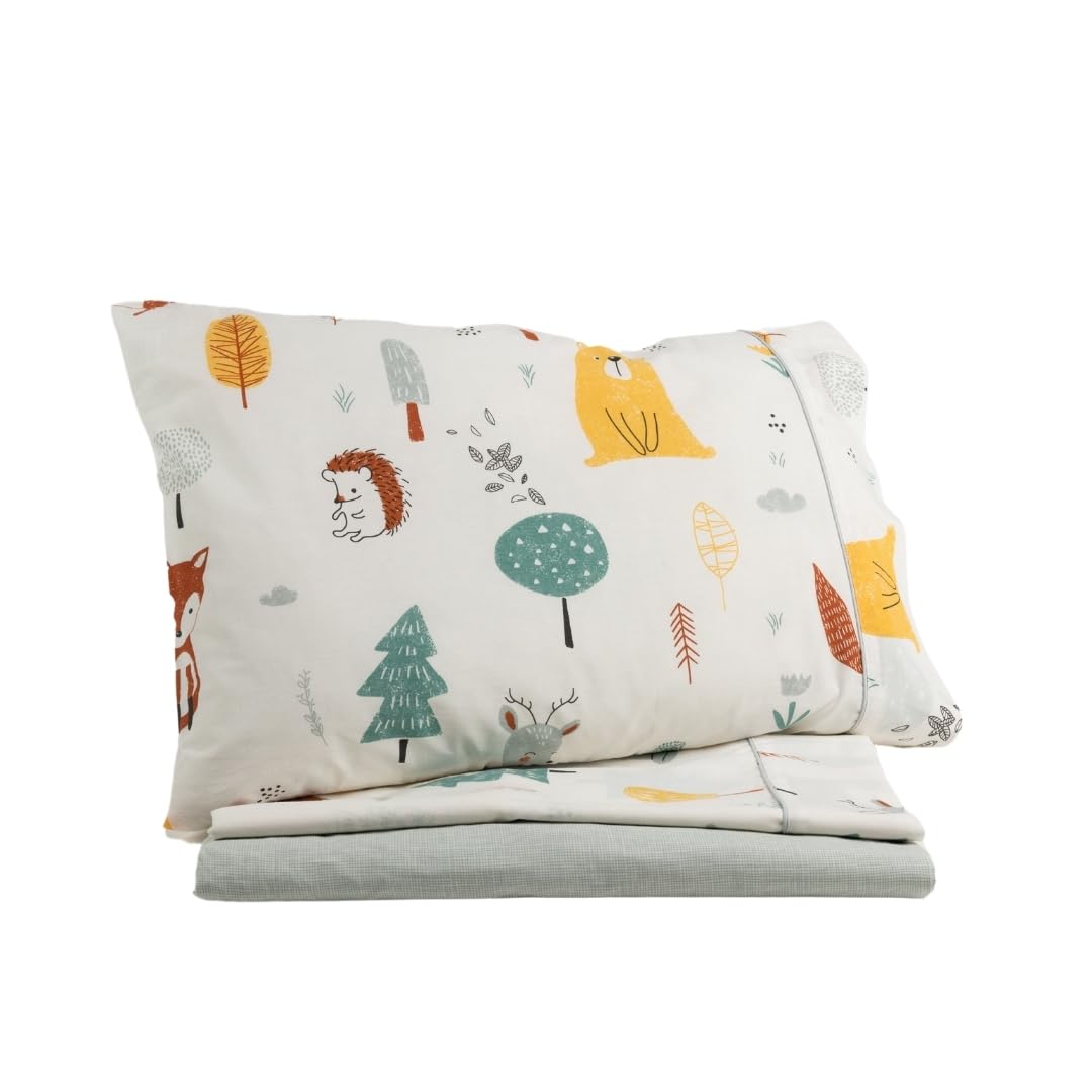 Gamanatura Balu – Bedding Set – 105 cm Bed – Pink