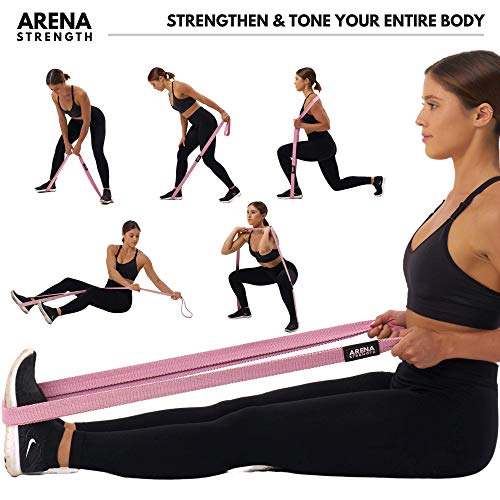 Arena Strength Long Fabric Resistance Bands Full Body Resistance