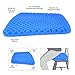 Gel Seat Cushion - Cool and Ventilated - Non-Slip , Seat Cushion - Relieves Sciatica and Coccyx Pain Housefar