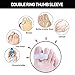 Povihome 10 Pack Big Toe Separators, Temporary Bunion Corrector (1st/2nd Toe), Silicone Toe Spacers for Bunion Pain Relief, Overlapping Toe - White