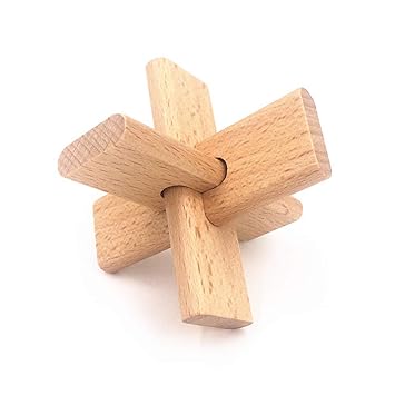 wooden triangle puzzle