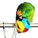 ECOOLBUY 3 PACK 2.9inch Cute Pet Dog Cat Bird Bites Toy Parrot Chew Bell Ball Toys Swing Cage Cockatiel Parakeet For Bird Cat Small Medium Dog