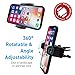 Macally Car Vent Phone Mount, [Universal Design] Clip Cell Phone Holder for Car - Universal Air Vent Phone Mount for Car - Easy Clamp Cradle in Vehicle Compatible with Apple iPhone Android Smartphone