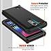 LG K20 Plus Case, LG K20 V Case, LG Grace LTE Case, LG Harmony Case AMENQ 3 in 1 Heavy Duty Absorb Impact Touch Silicone Rubber Smooth PC Protection Cover for LG K10 2017 / K20-Matte (Matte Black)